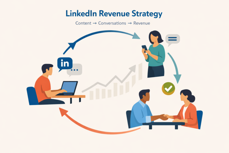 LinkedIn revenue strategy for B2B founders